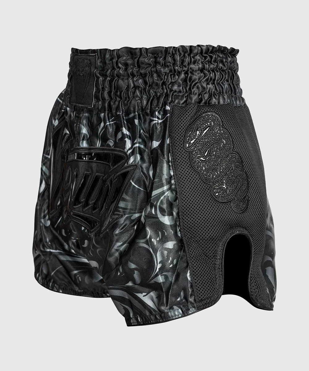 VENUM Absolute 2.0 Muay Thai Shorts Svart/Svart - Bilde 2