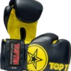 TOP TEN Boksehansker For Barn - Mørk Blå/Gul