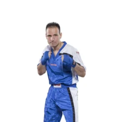 TOP TEN Mesh Kickboxing Overdel - Blå/Hvit