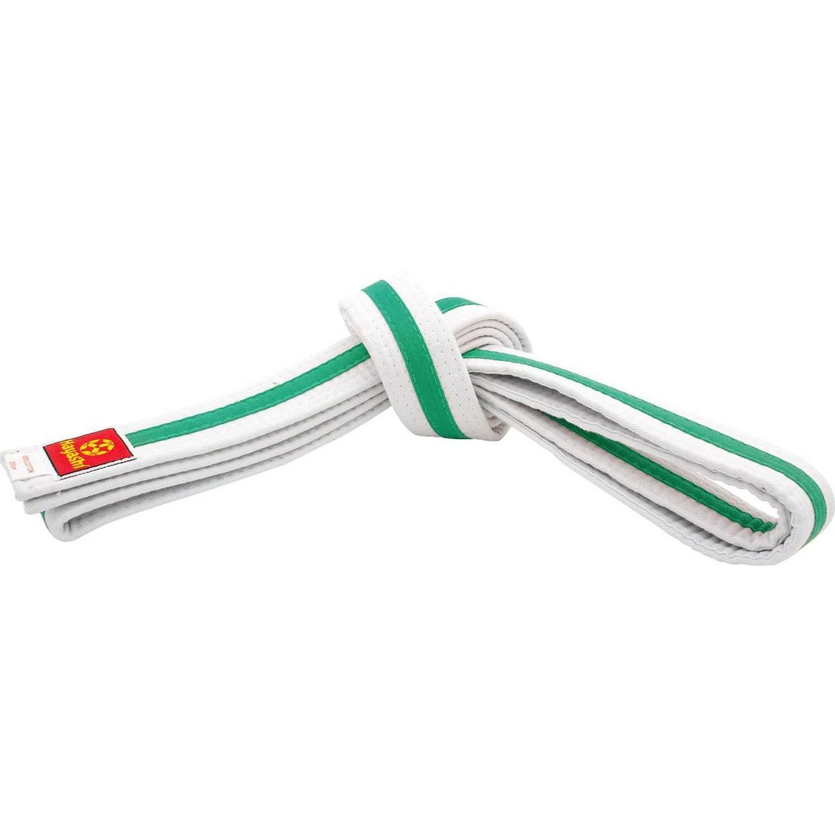 HAYASHI Hvitt Belte Med Grønn Stripe