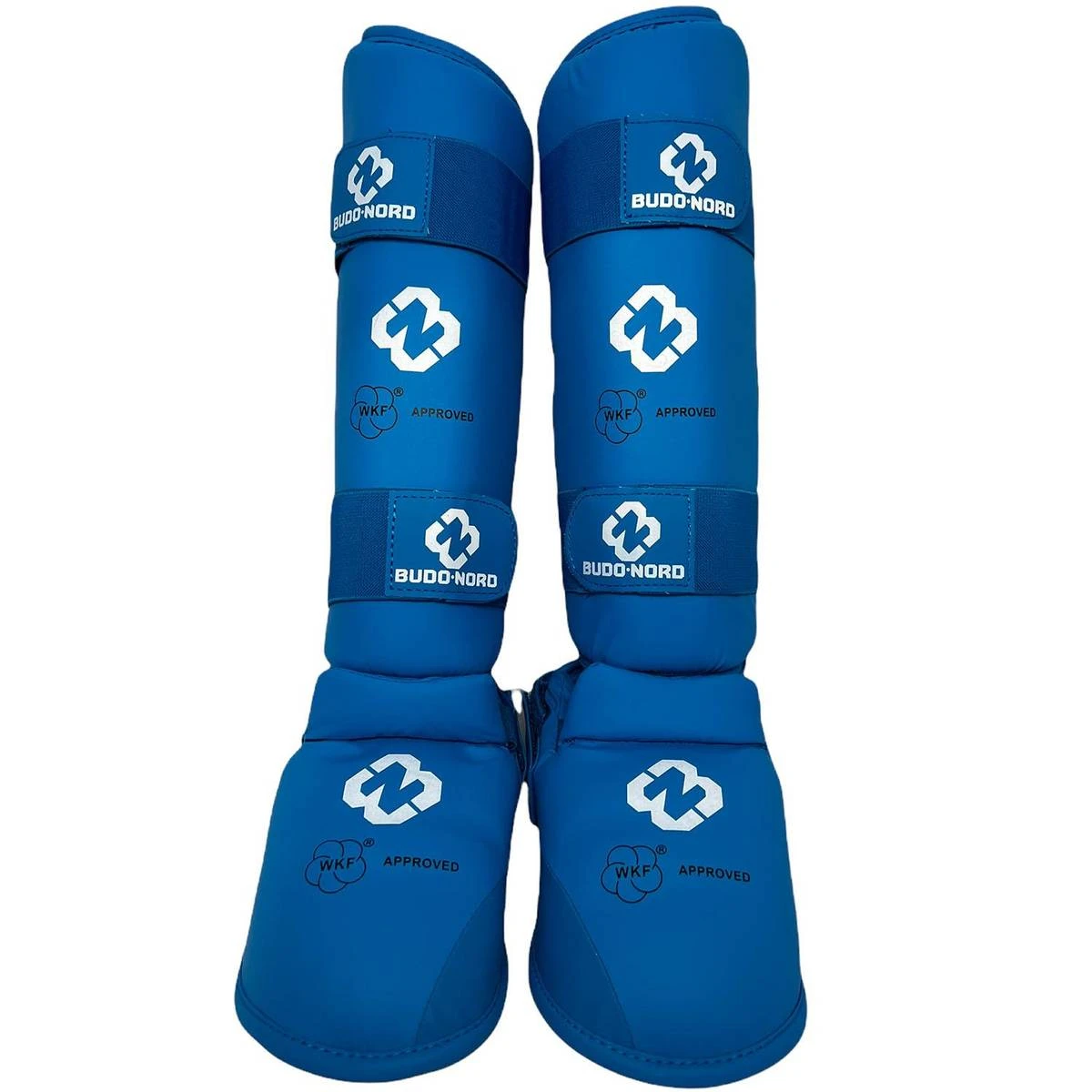 BUDO-NORD WKF-Godkjent Legg Og Vristbeskytter - Blå