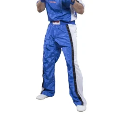 TOP TEN Mesh Kickboxingbukse - Blå/Hvit