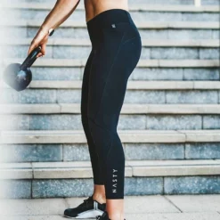 NASTY Lifestyle Typhoon Treningstights 7/8 - Svart